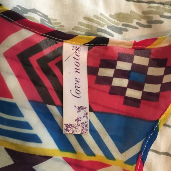 Francesca’s tribal print tank top - Picture 5 of 7